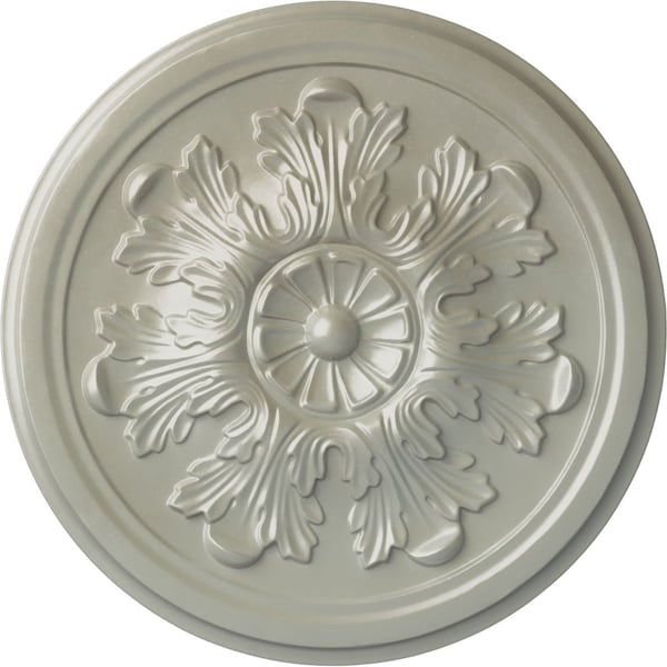 Ekena Millwork Legacy Acanthus Ceiling Medallion (Fits Canopies up to 3 1/2"), 12 3/4"OD x 7/8"P, Flash Copper CM12LEFCS - main